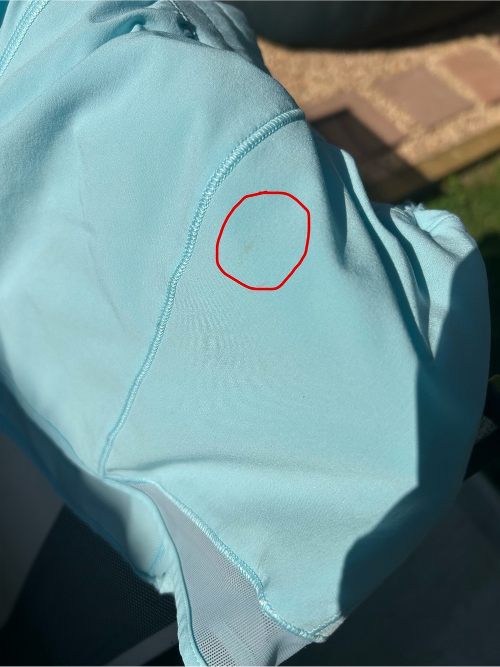 lululemon athletica Light Blue Athletic Shorts 6Tall - Picture 6 of 6